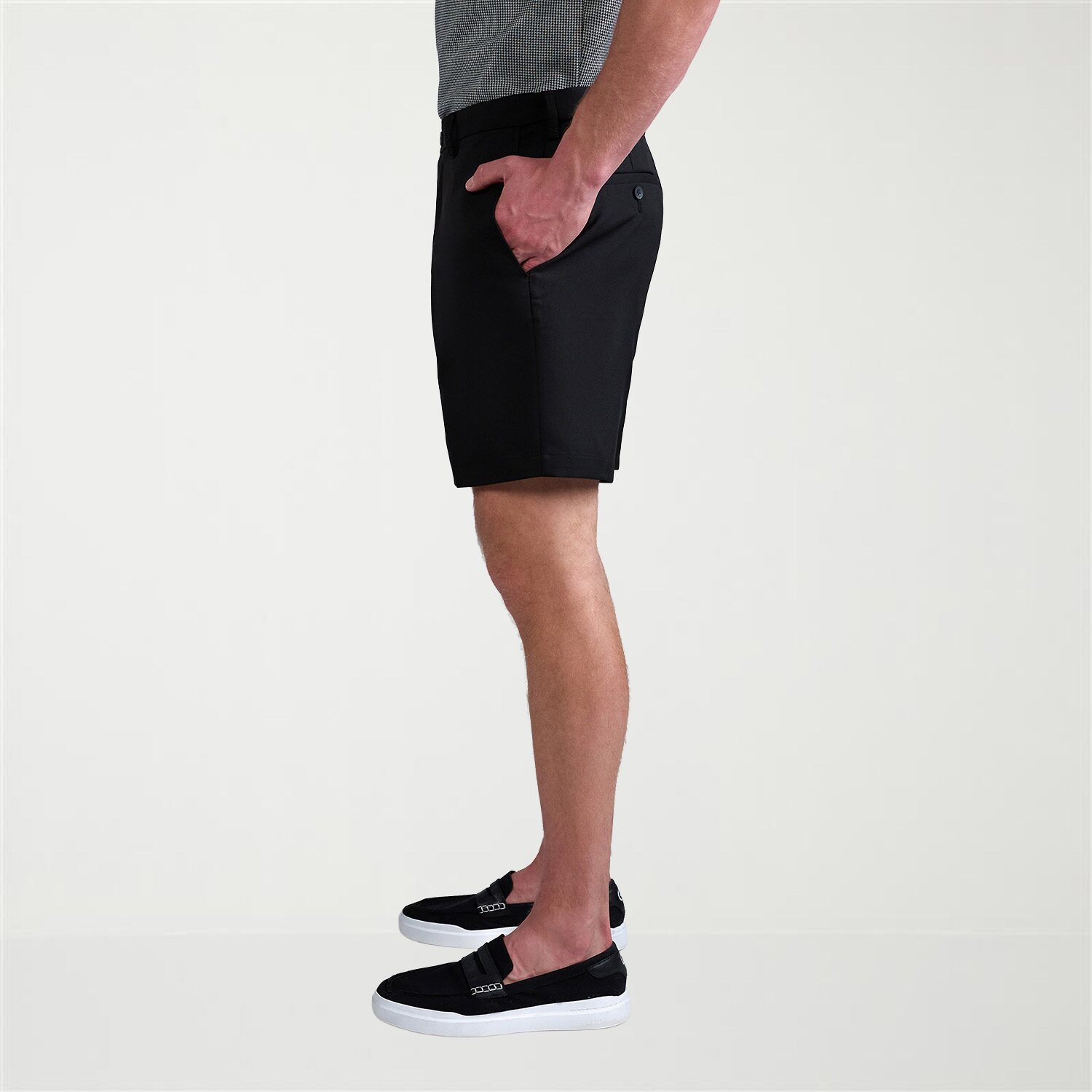 Haggar Cool 18 Pro Mens 7" Stretch Fabric Moisture Wicking Quick Dry Golf Short