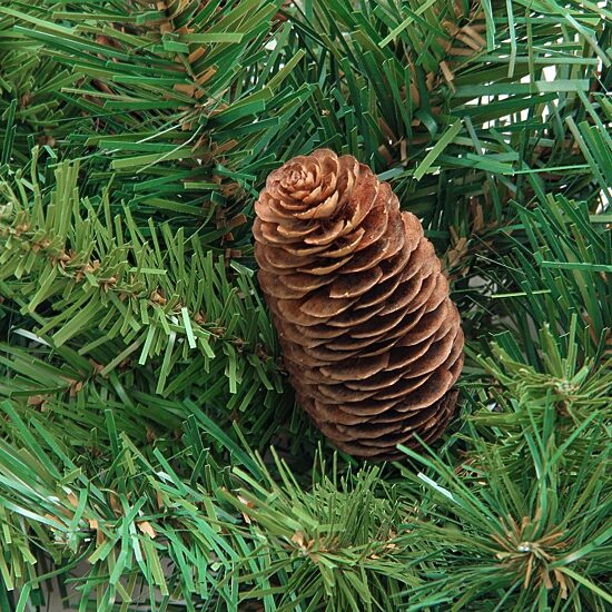 9' x 16'' Dakota Red Pine Cones Artificial Christmas Garland - Unlit