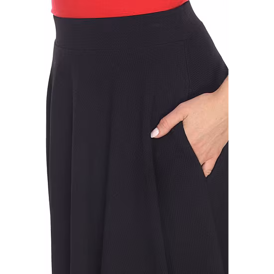 White Mark 'Saya' Flare Skirt