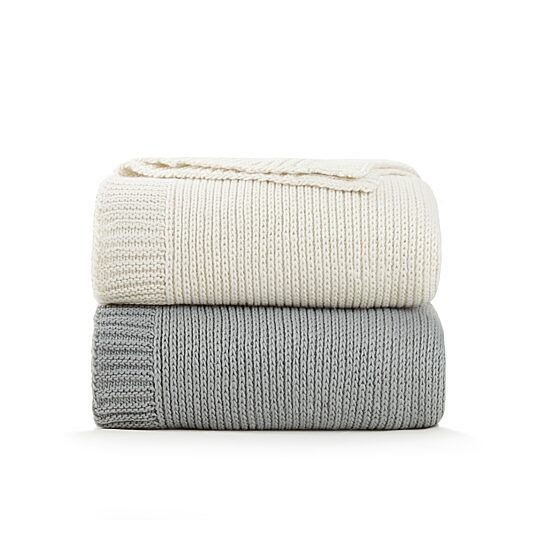 Peking Handicraft Sweater Knit Blanket