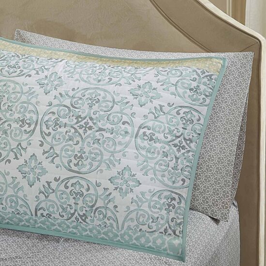 Madison Park Essentials Nova Complete Quilt Set With Cotton Bed Sheets