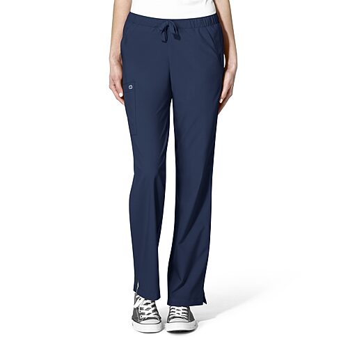 Wink W123 Drawstring Cargo Womens Plus Moisture Wicking Wrinkle Resistant Quick Dry Scrub Pant, 5x-large, Blue