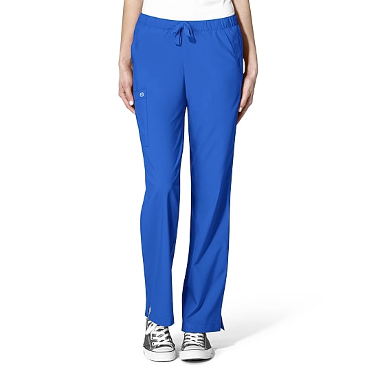 Wink® W123 Drawstring Cargo Womens Plus Moisture Wicking Wrinkle Resistant Quick Dry Scrub Pant