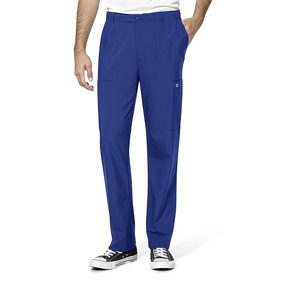 Wink® W123 Flat Front Cargo Pocket Mens Moisture Wicking Wrinkle Resistant Quick Dry Scrub Pant