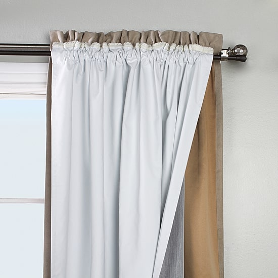 Thermaplus Ultimate Liner Energy Saving Noise Reduction Back Tab Curtain Liner
