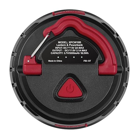 WeatherX XPCW19B Splash Proof LED Lantern with Powerbank