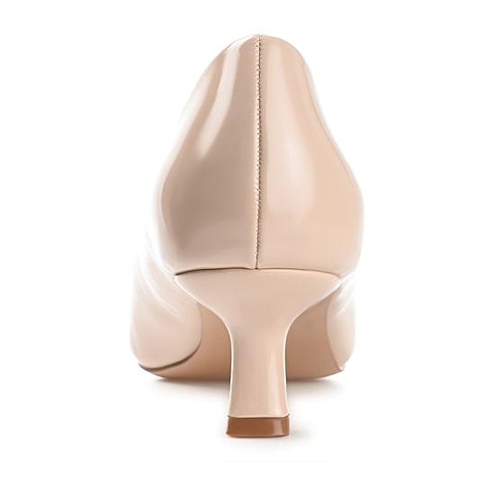 Journee Collection Celica Womens Pointed Closed Toe Kitten Heel Pumps