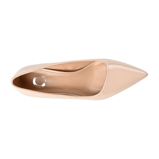 Journee Collection Celica Womens Pointed Closed Toe Kitten Heel Pumps