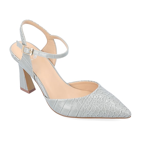 Journee Collection Nixey Womens Pointed Stiletto Heel Pumps
