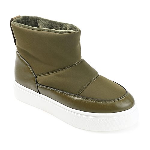 Journee Collection Womens Sethie Flat Heel Winter Boots, 8 Medium, Green