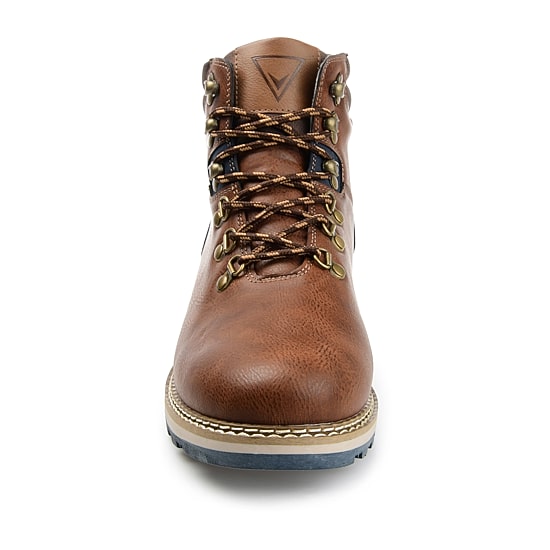 Vance Co Mens Zane Flat Heel Lace-Up Boots
