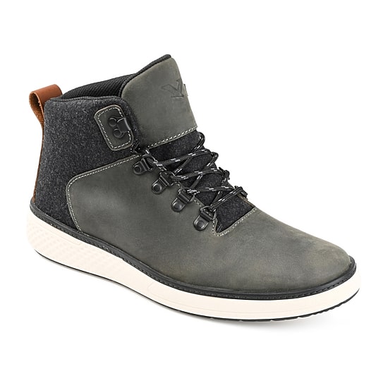 Territory Mens Drifter Block Heel Lace-Up Boots