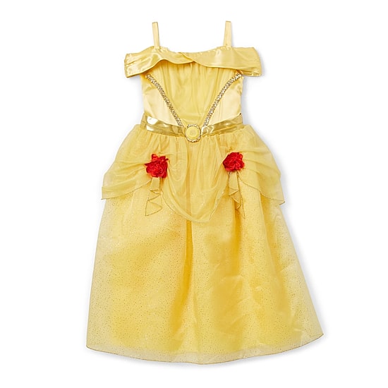 Disney Collection Belle Roleplay Beauty and the Beast Belle Princess Girls Dress Up Costume