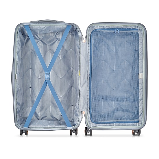 Delsey Paris Cruise 3.0 Trunk 26 Inch Hardside LIGHTWEIGHT Checked Spinner Luggage