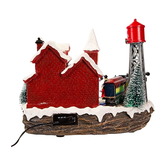 Kurt Adler Musical Village Lighted Christmas Tabletop Decor