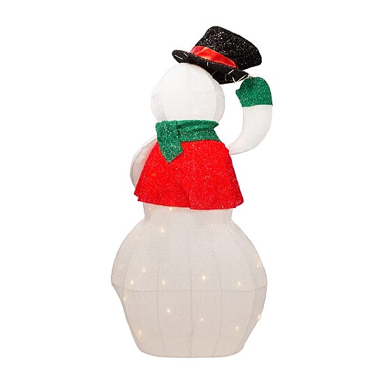 Kurt Adler 36" Light Up Led Animated Snowman Christmas Yard Art