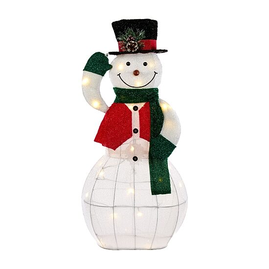 Kurt Adler 36" Light Up Led Animated Snowman Christmas Yard Art