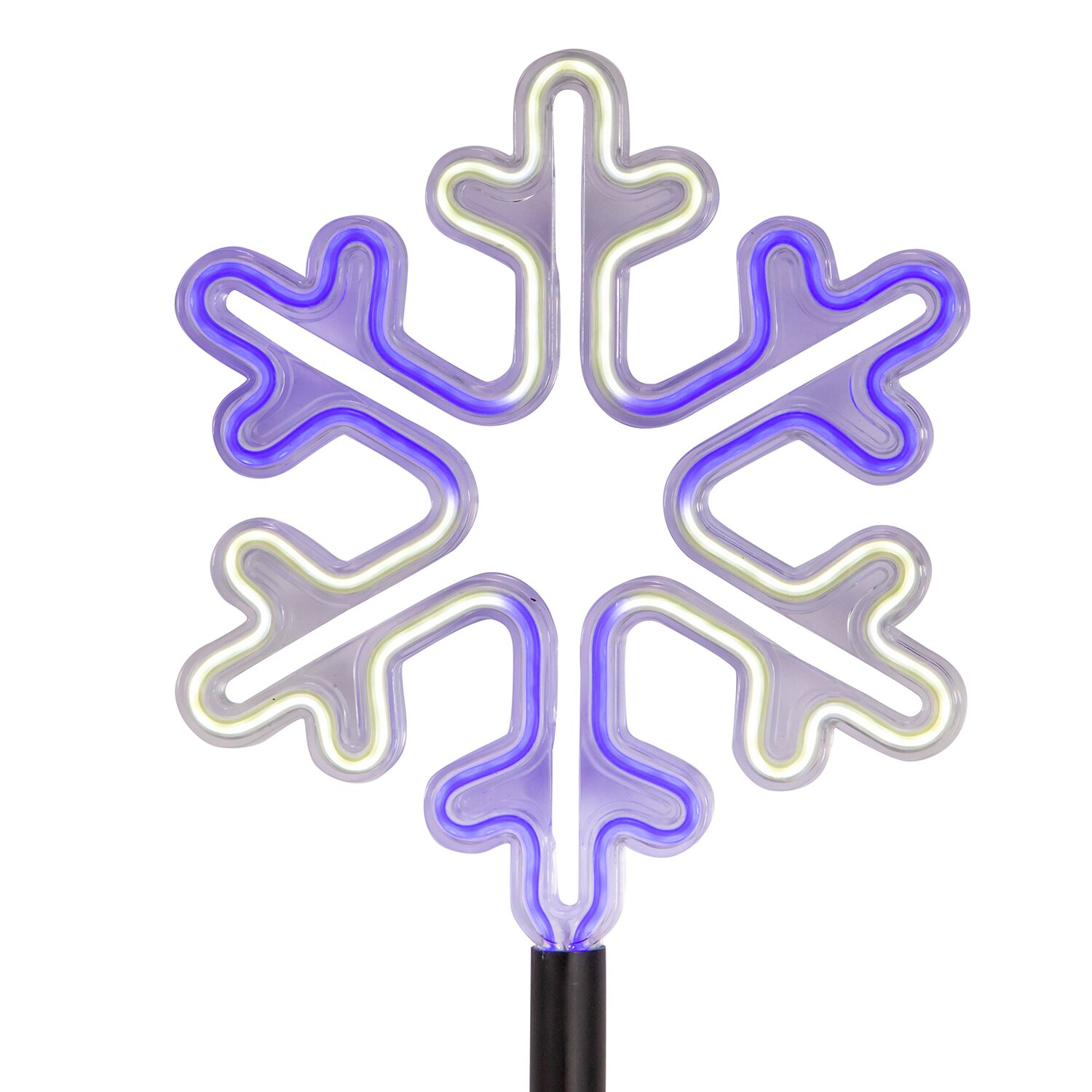 Kurt Adler 26" Led Snowflake Set Christmas Yard Art