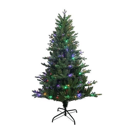 Kurt Adler Led Jackson 5 Foot Pre-Lit Pine Christmas Tree