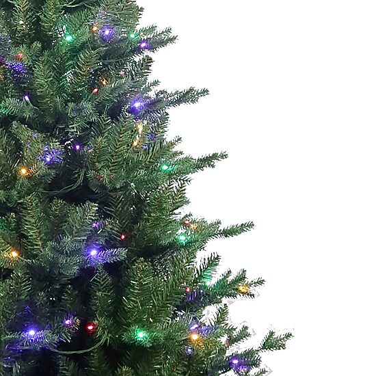 Kurt Adler Led Jackson 6 Foot Pre-Lit Pine Christmas Tree