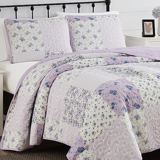 Cannon Elissa Patchwork Quilt Set