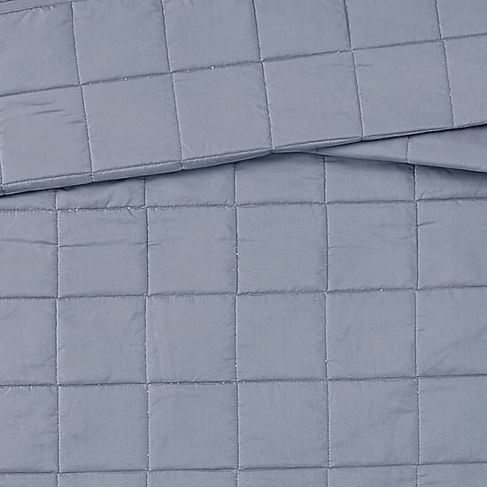 London Fog Garment Wash Solid Quilt Set