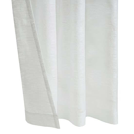 Habitat Boucle Grommet Top Sheer Single Curtain Panel