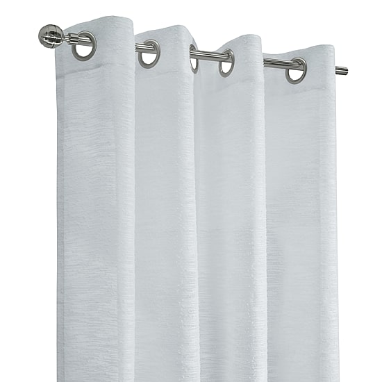 Habitat Boucle Grommet Top Sheer Single Curtain Panel