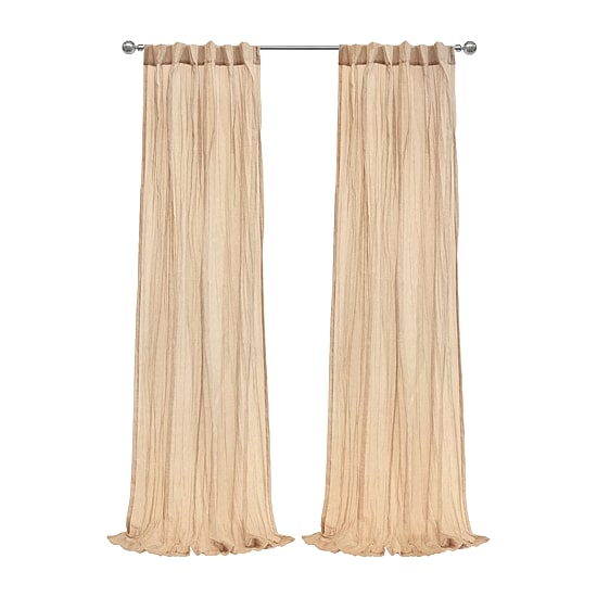 Habitat Paloma Rod Pocket Back Tab Sheer Single Curtain Panel