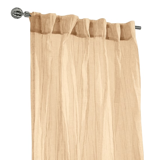 Habitat Paloma Rod Pocket Back Tab Sheer Single Curtain Panel
