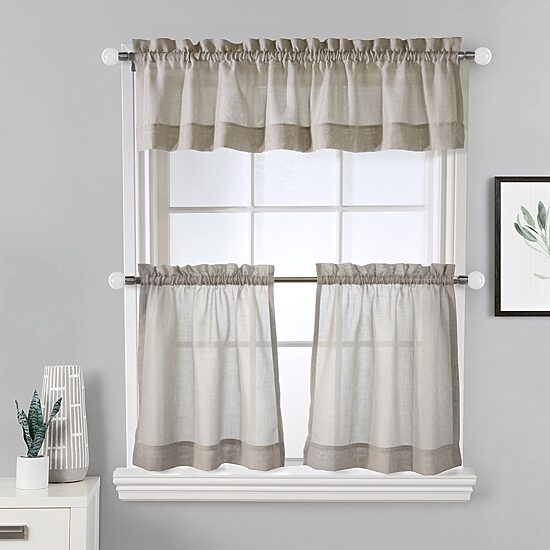 Habitat Wickham Rod Pocket Sheer Curtain Panel