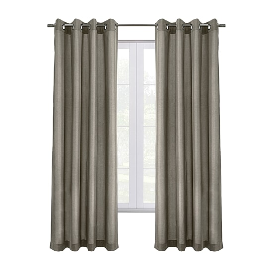 Thermaplus Edison Grommet Top Energy Saving 100% Blackout Single Curtain Panel