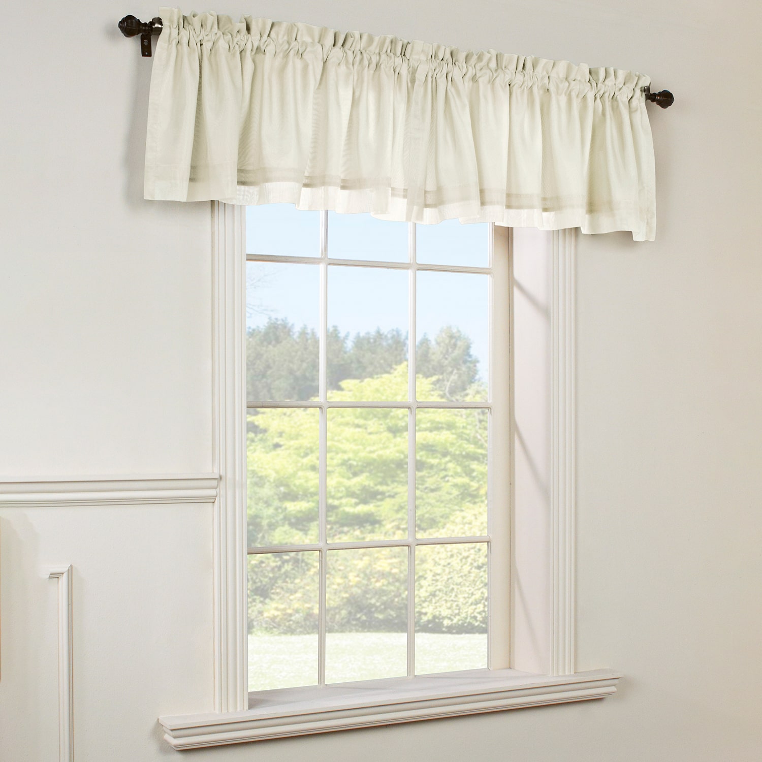 THERMAVOILE™ Rhapsody Lined Rod Pocket Valance