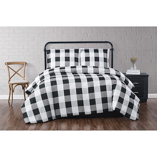Truly Soft Buffalo Plaid Duvet Cover Set