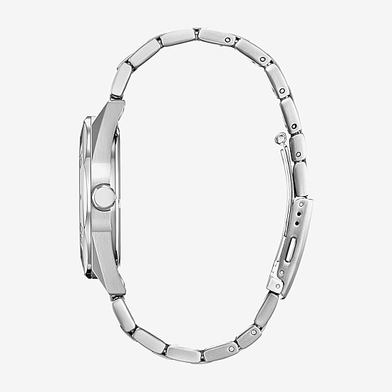 Citizen Mens Silver Tone Stainless Steel Bracelet Watch Bm7630-80l