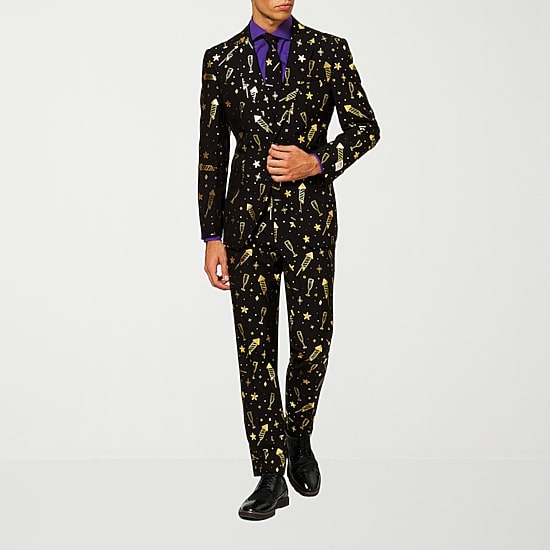 Opposuits Fancy Fireworks Mens 3-pc. Suit Set