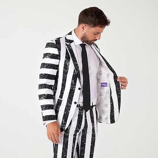 Opposuits Beetlejuice Mens 3-pc. Suit Set