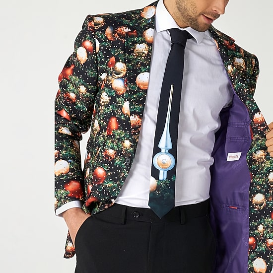 Opposuits Christmas Shine Pine Mens 3-pc. Suit Set