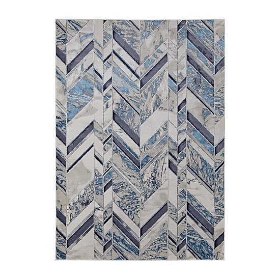 Weave and Wander Armada Modern Herringbone Indoor Rectangular Area Rug