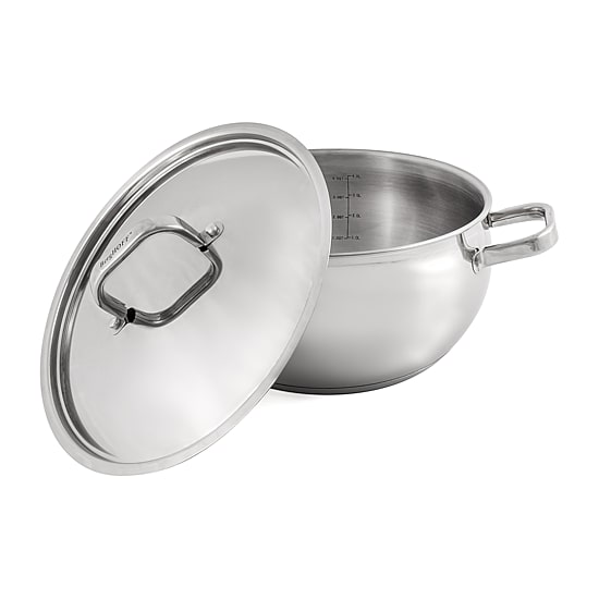 BergHOFF Belly Shape 18/10 Stainless Steel 6-pc. Cookware Set