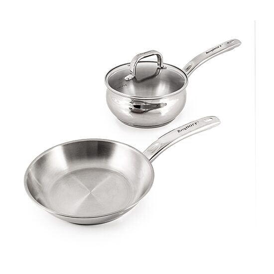 BergHOFF Belly Shape 18/10 Stainless Steel 3-pc.Cookware Set