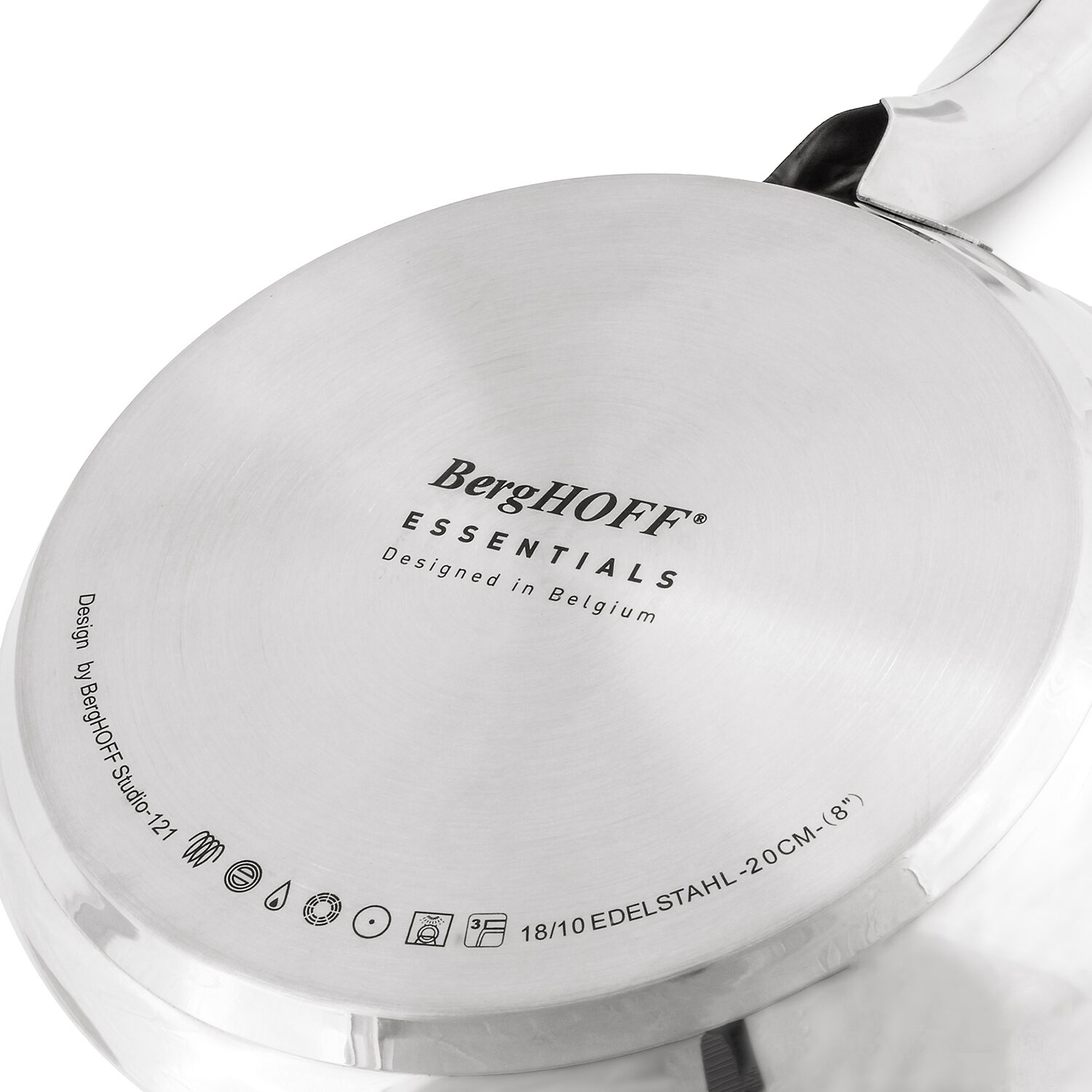 BergHOFF Belly Shape 18/10 Stainless Steel 3-pc. Cookware Set