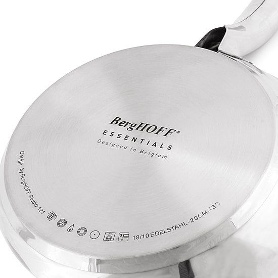 BergHOFF Belly Shape 18/10 Stainless Steel 3-pc. Cookware Set