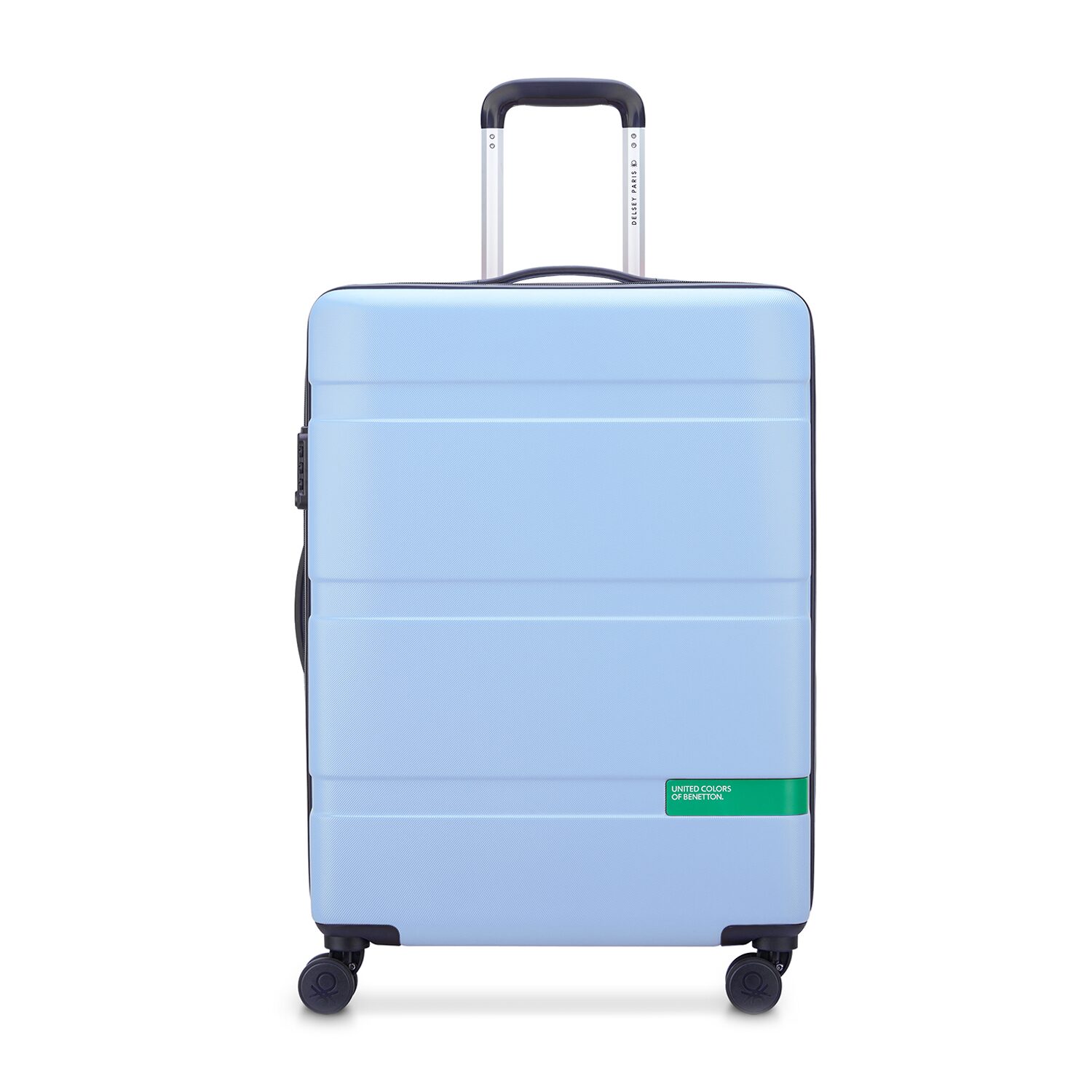 Delsey Paris X United Colors Of Benetton Now! 23 Inch Hardside Checked Spinner Luggage