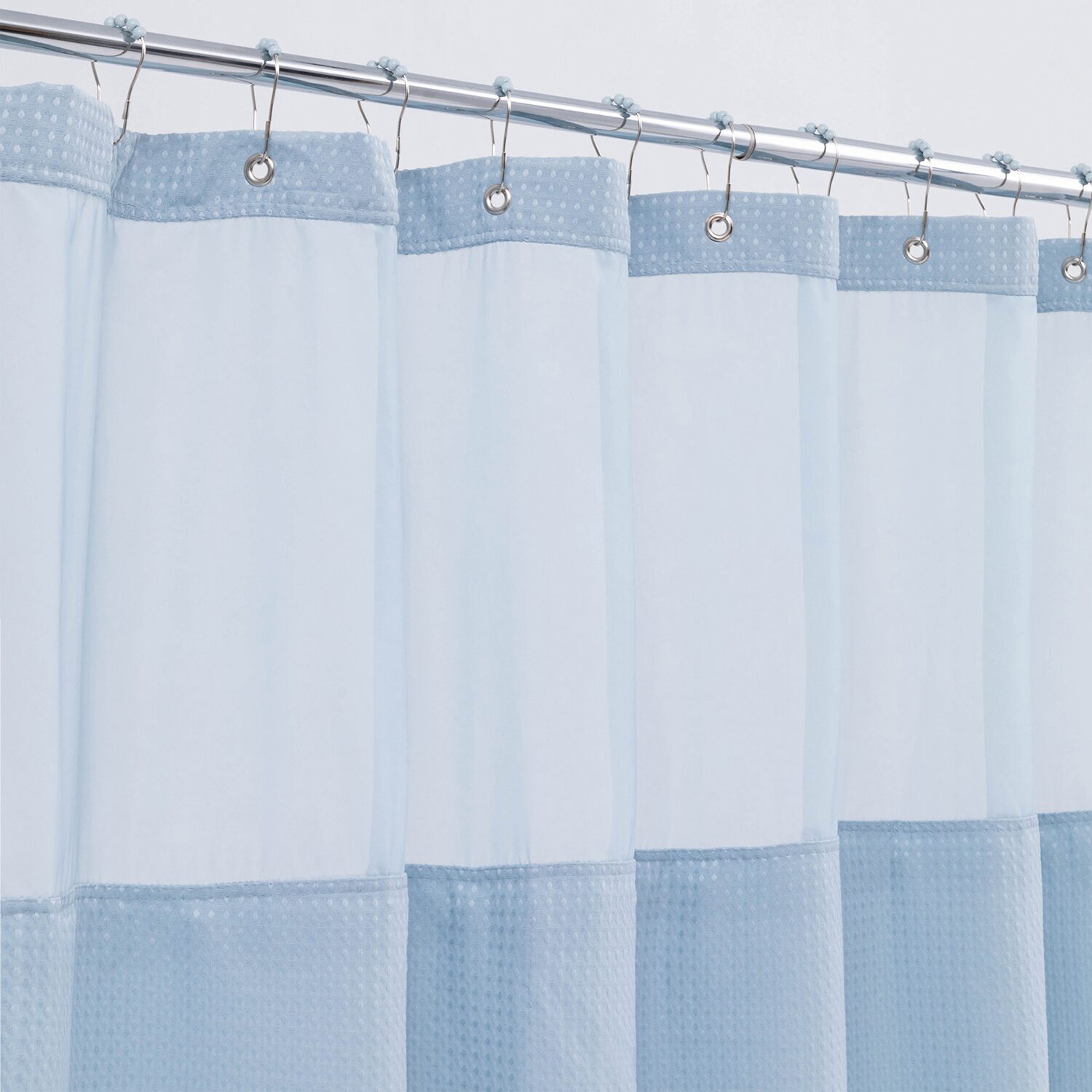 Awesome Home™ Polyester Waffle Snap Liner Shower Curtain Set