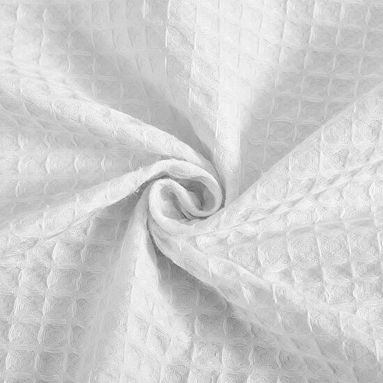 Awesome Home™ Waffle With Snap In Liner Shower Curtain