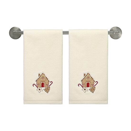 Avanti Gingerbread House 2-pc. Hand Towel