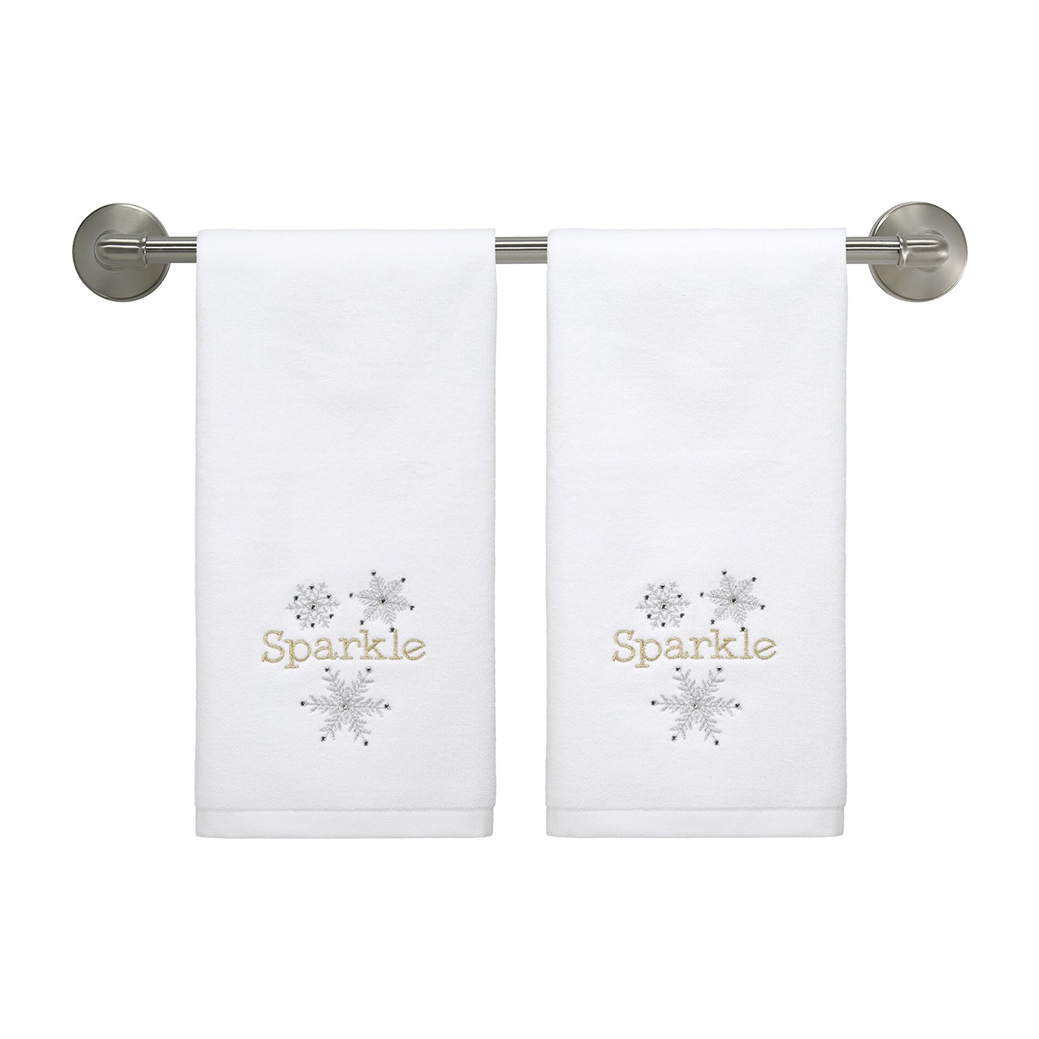 Avanti Snowflake 2-pc. Hand Towel