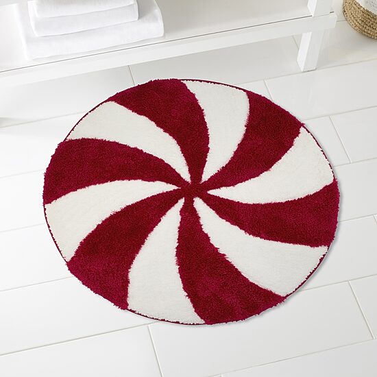Avanti Peppermint Candy Bath Rug