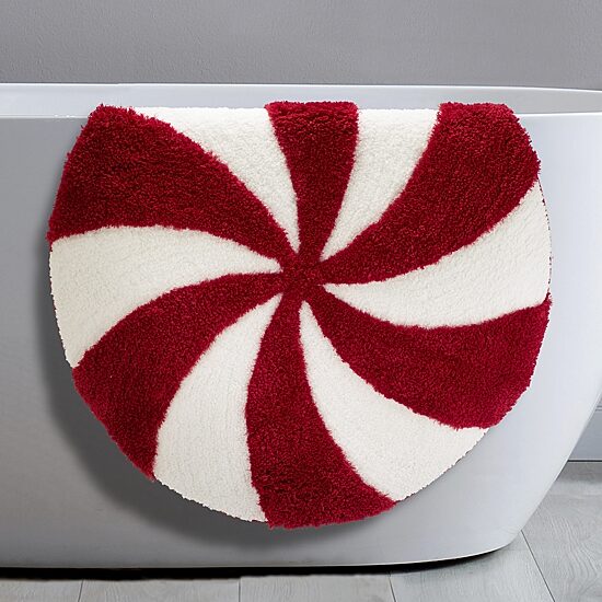 Avanti Peppermint Candy Bath Rug
